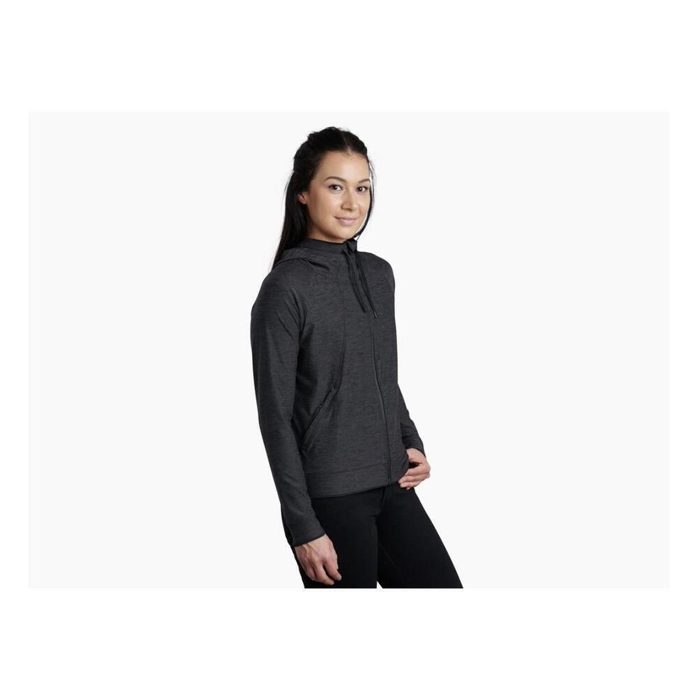 KÜHL Revivr Hoody NWT Womens Size L Raven Full Zip UPF 50+ Performance